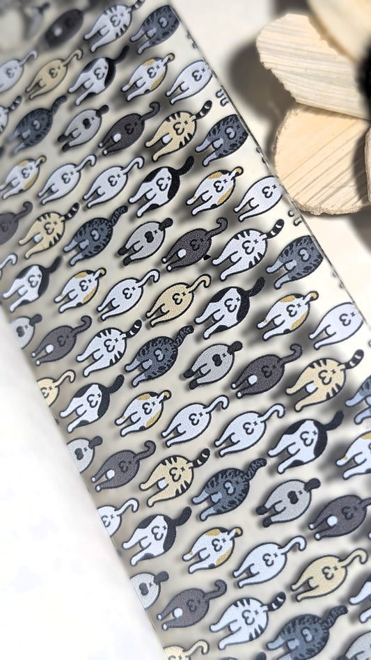 Cat Butt Acrylic Bookmark | Funny Cute Gift for Cat Lovers