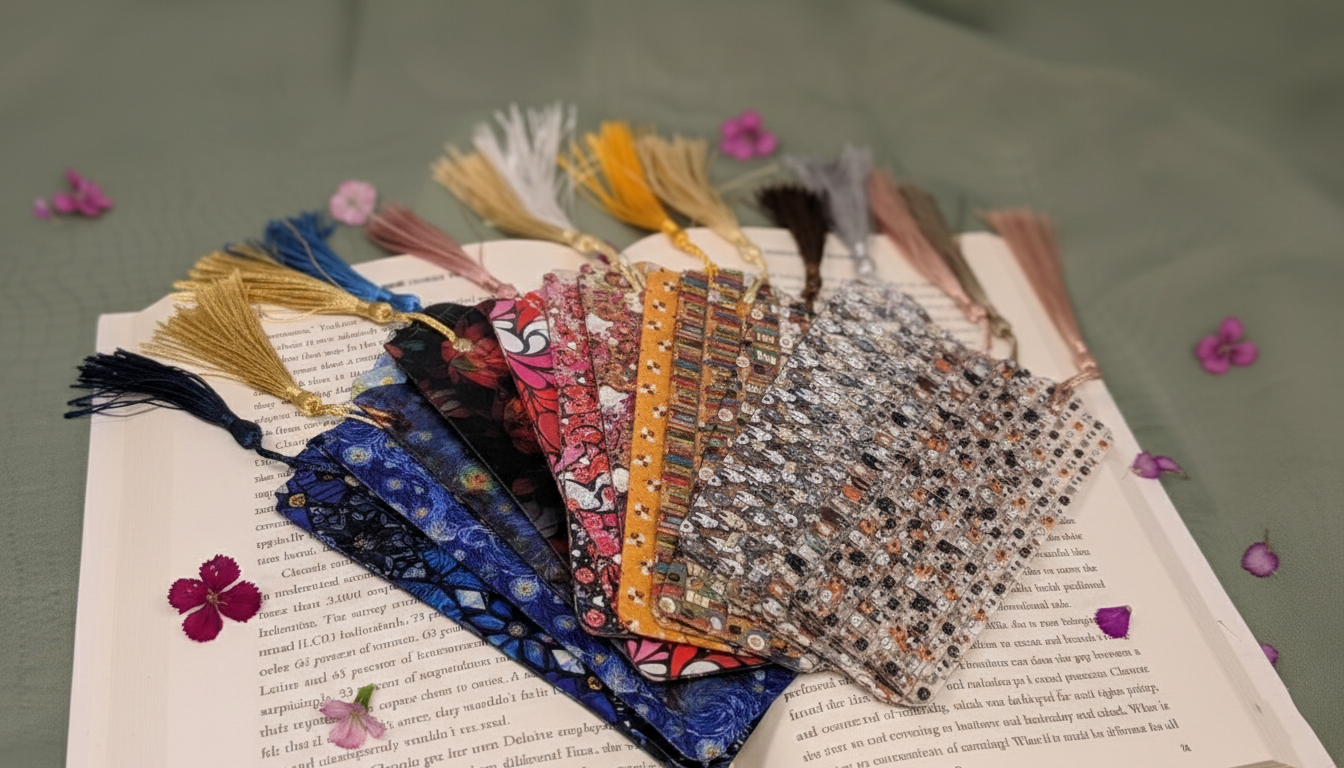 Bees & Honeycomb Acrylic Bookmark | Cute Nature Book Lover Gift