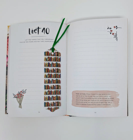 Colorful Bookshelf Bookmark