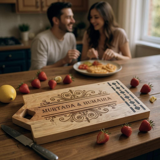 Personalized Engraved Charcuterie Board – Personalize with Names