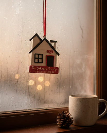 New Home Ornament – Personalized Housewarming Keepsake