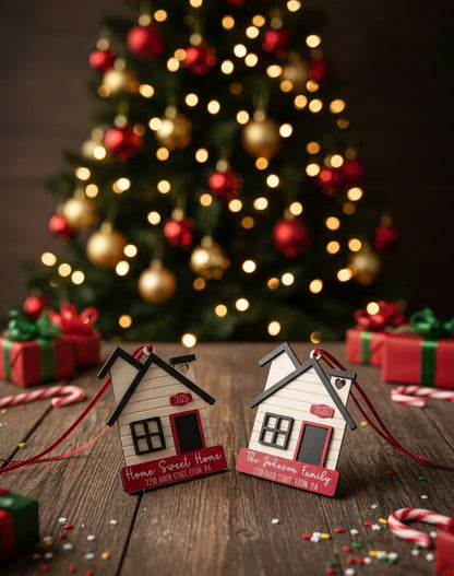 New Home Ornament – Personalized Housewarming Keepsake