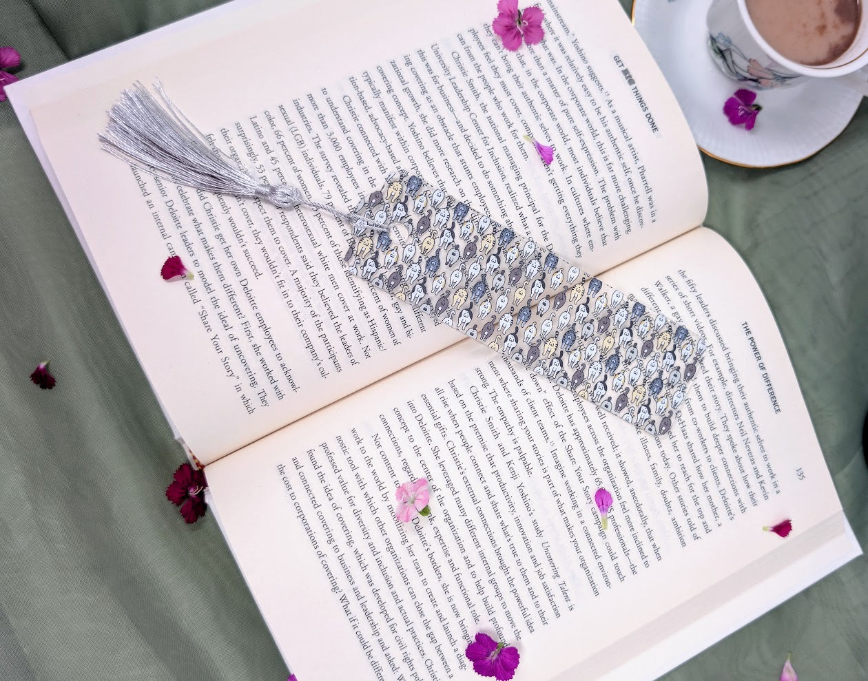 Cat Butt Acrylic Bookmark | Funny Cute Gift for Cat Lovers