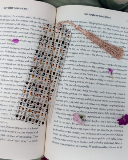 Cat Faces Acrylic Bookmark | Cute Gift for Cat Lovers