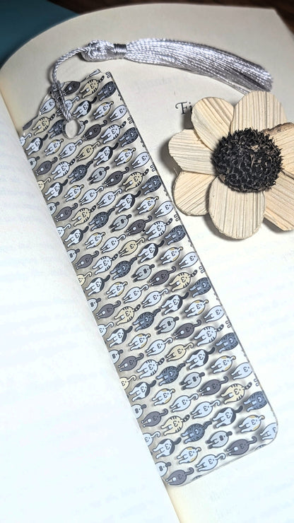 Cat Butt Acrylic Bookmark | Funny Cute Gift for Cat Lovers