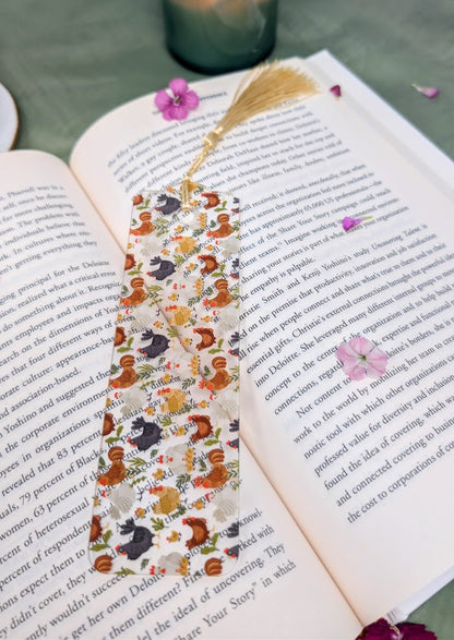 Cute Acrylic Chicken Bookmark | Reader Gift