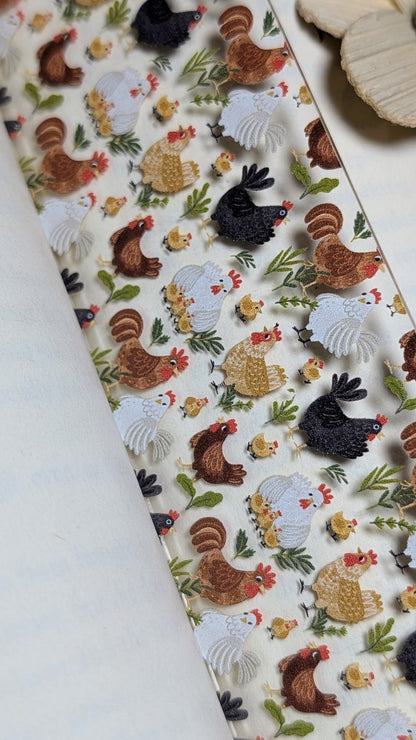 Cute Acrylic Chicken Bookmark | Reader Gift