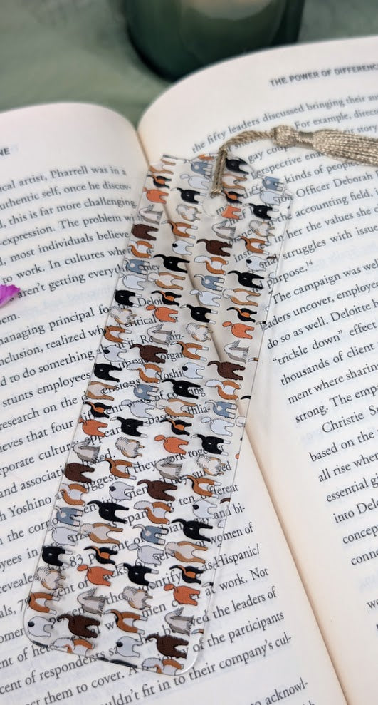Cute Dog Butt Acrylic Bookmark | Gift for Book Lovers & Dog Fans