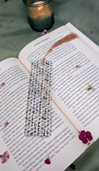 Dog Faces Acrylic Bookmark | Cute Puppy Gift for Book Lovers