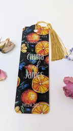 Personalized Wedding Save the Date Bookmarks, Wedding Favors