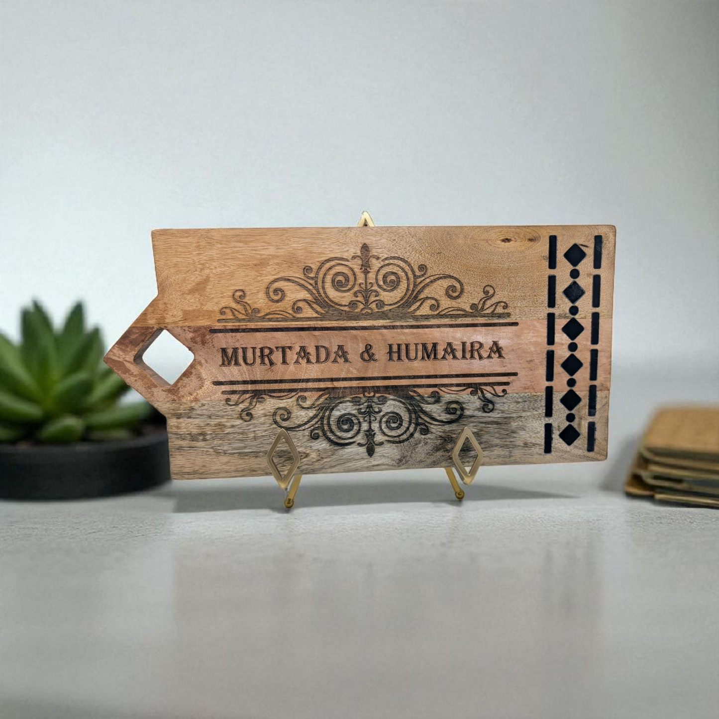 Personalized Engraved Charcuterie Board – Personalize with Names