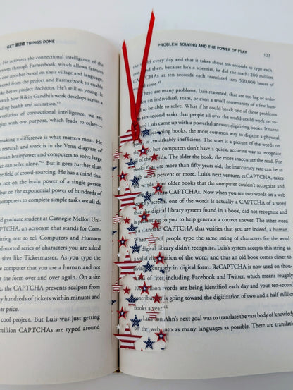 Patriotic Stars Bookmark