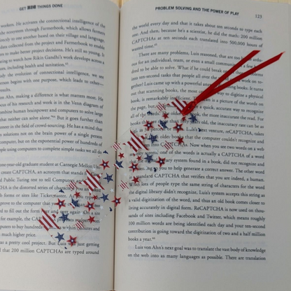 Patriotic Stars Bookmark