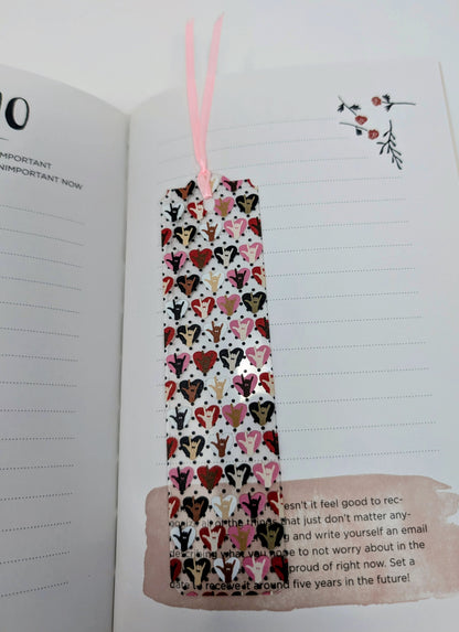 ASL “I Love You” Bookmark