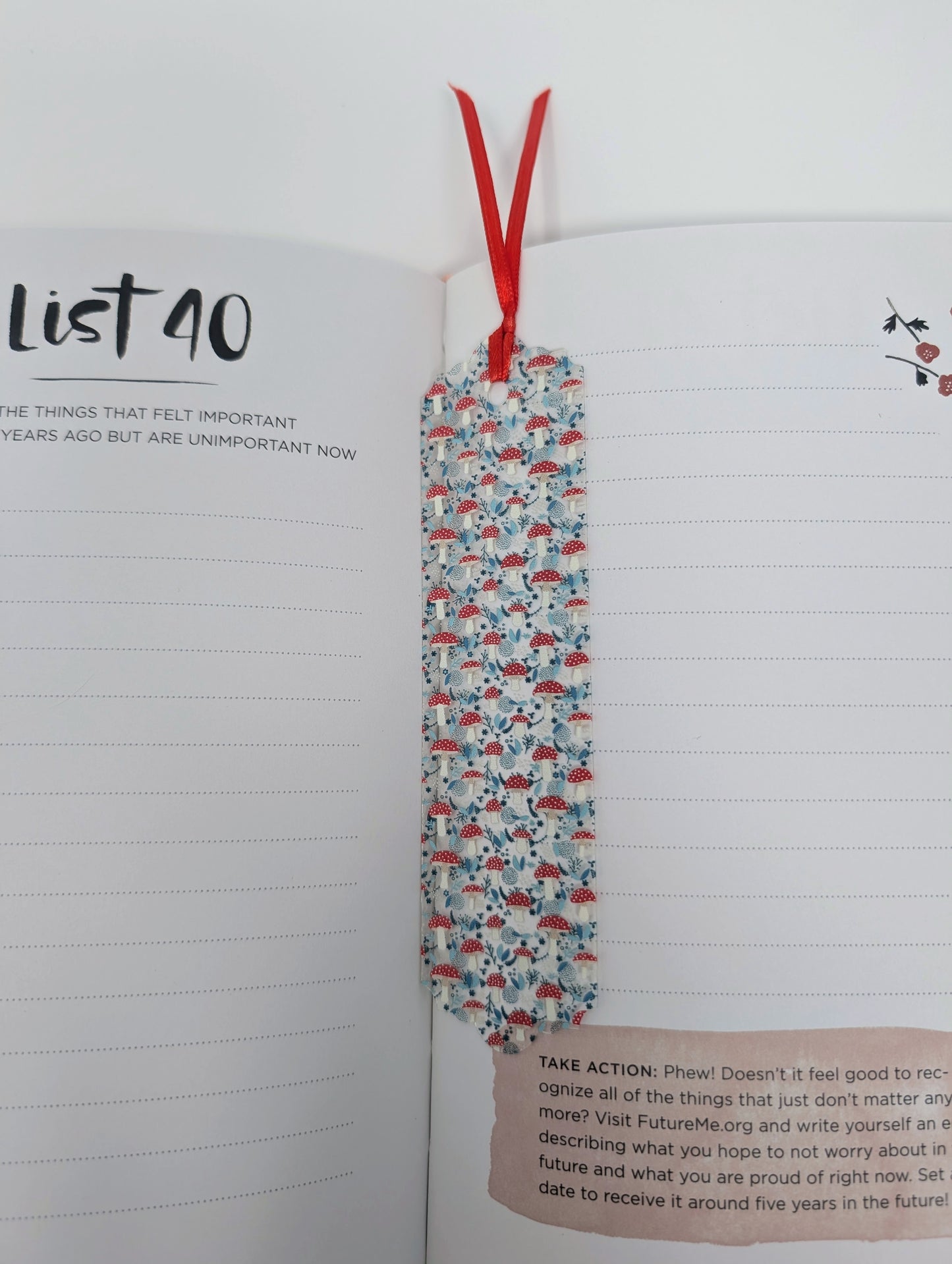 Whimsical Mushroom Bookmark