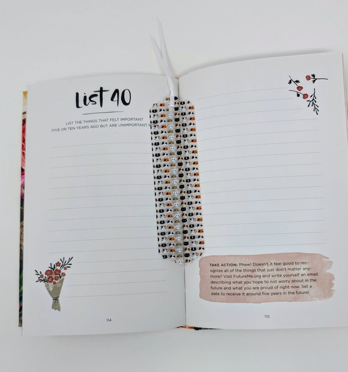 Adorable Cat Faces Bookmark