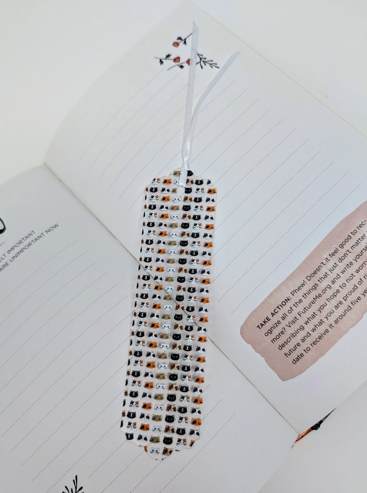 Adorable Cat Faces Bookmark