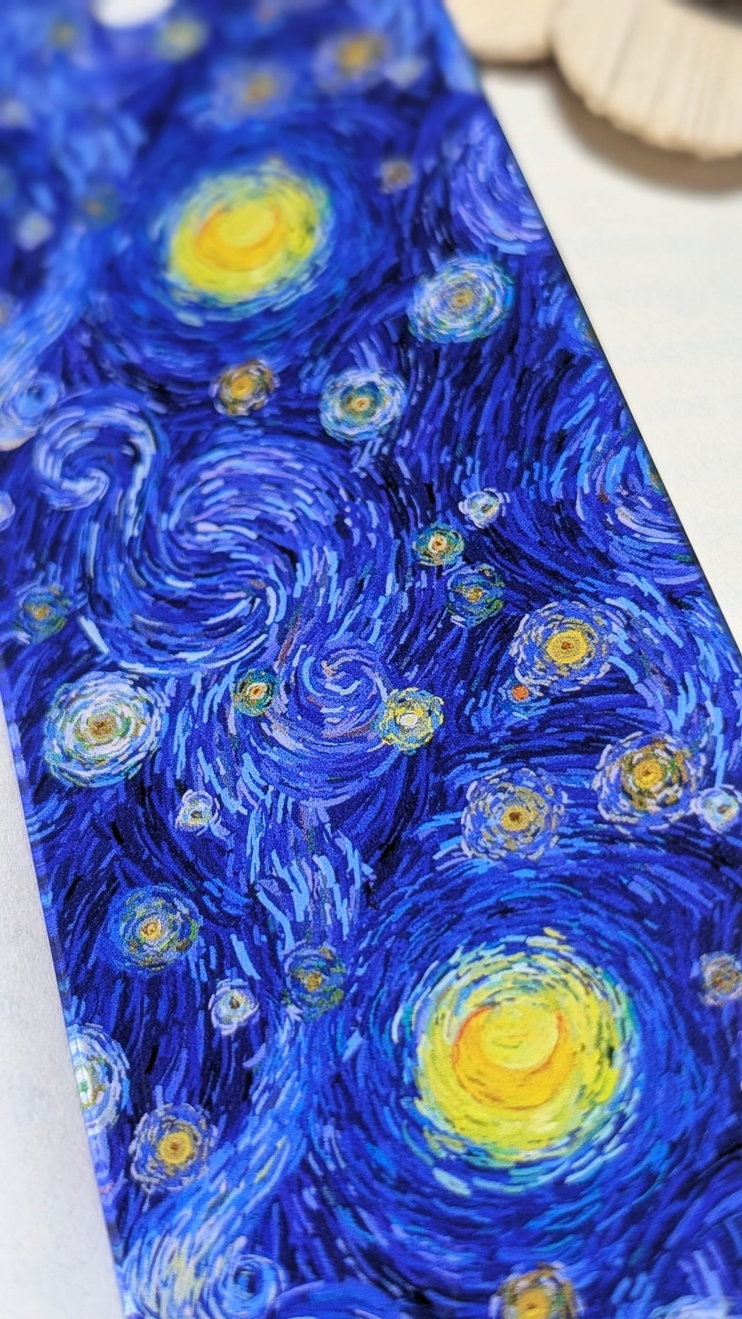 The Starry Night Acrylic Bookmark | Van Gogh Art Book Lover Gift