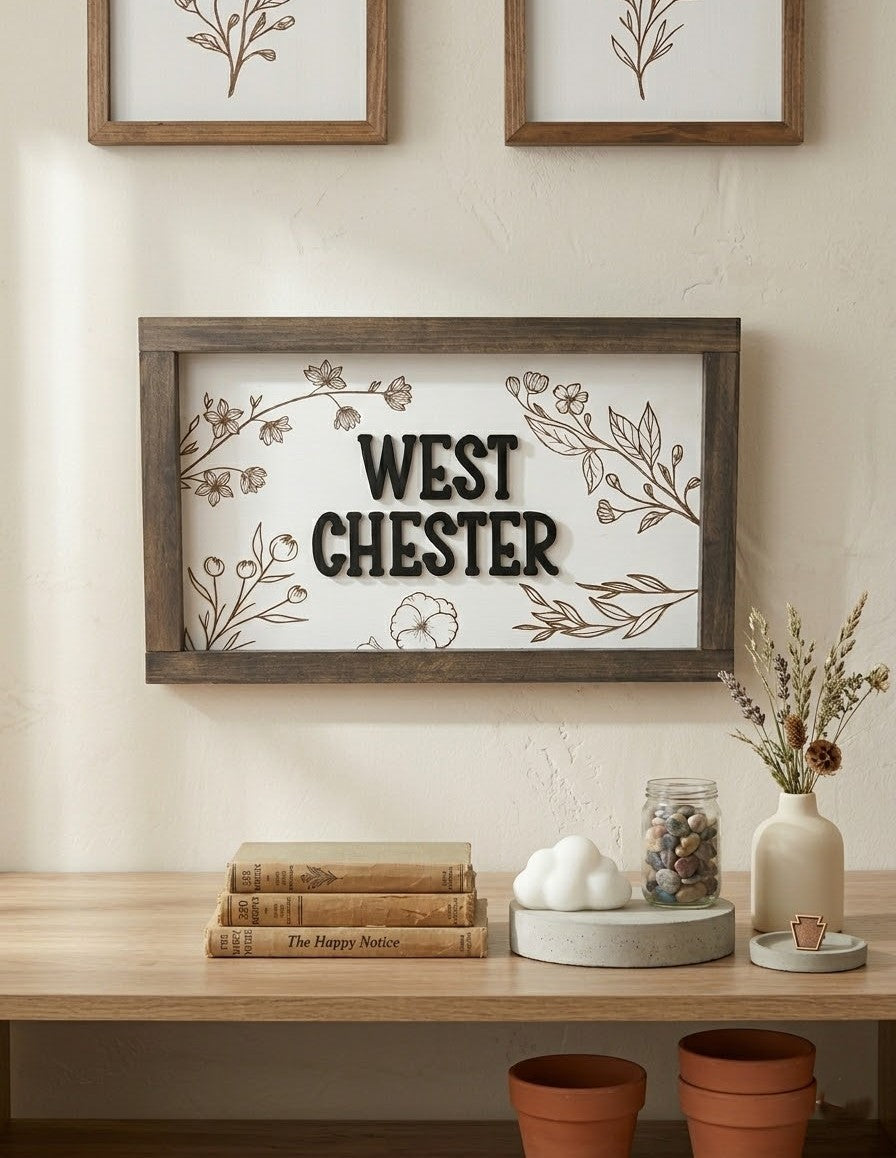 Premium Family Name Housewarming Gift Basket with Round Cutting Board | Custom Engraved Closing Gift for Realtors & Businesses