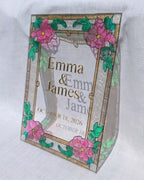 Custom Faux Stained Glass Wedding Sign